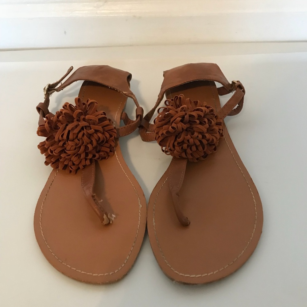 Brown sandals size 6
